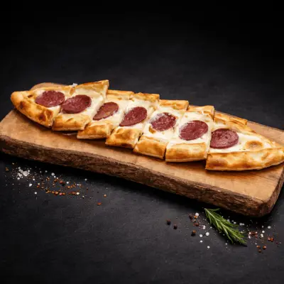 Sucuklu Kaşarlı Pide
