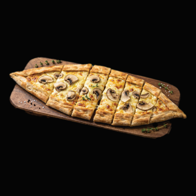 Mantarlı Kaşarlı Pide